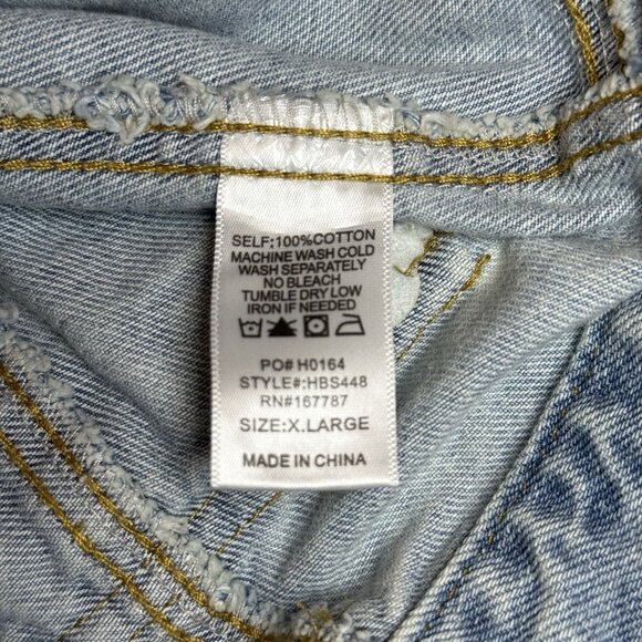 Hunter & Brown Women’s Denim Skirt XL Button Front Cargo Pockets - Picture 8 of 14